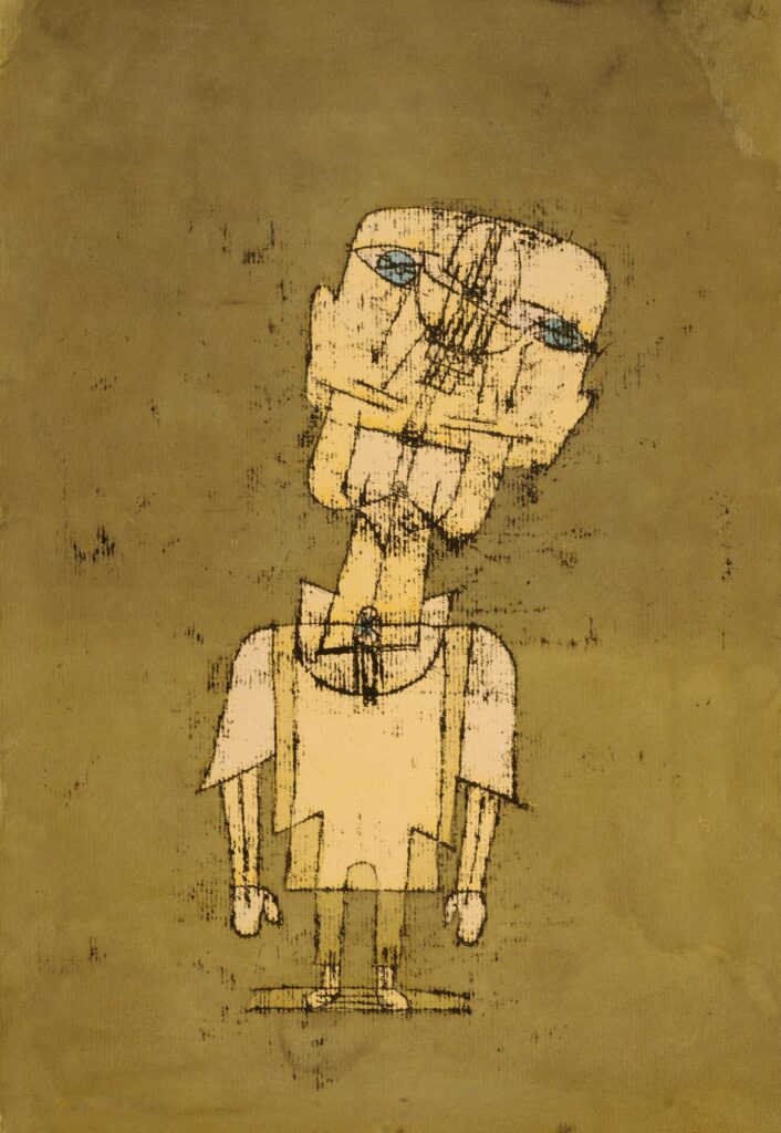 paul klee gespenst eines genies (ghost of a genius) google art project